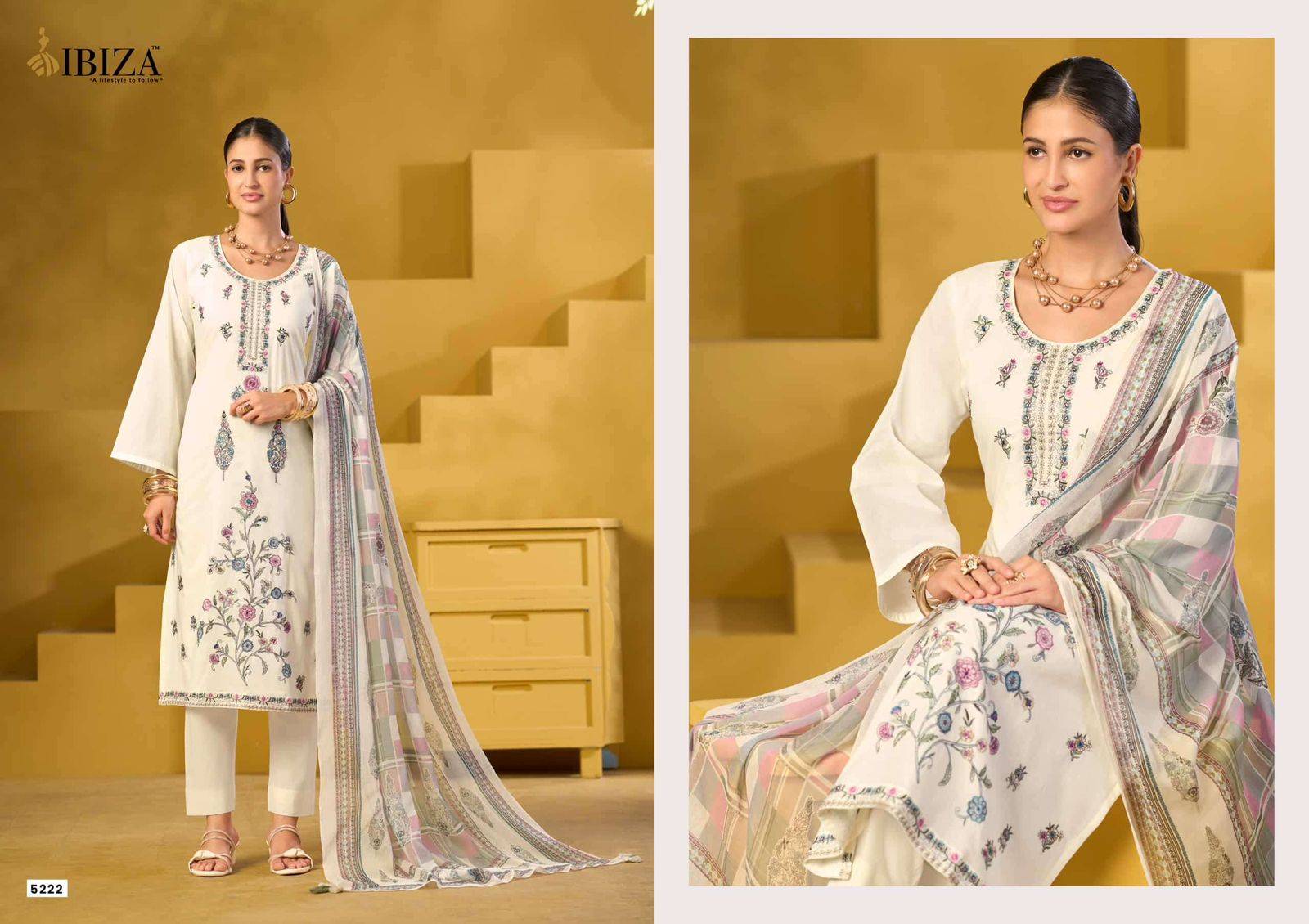 MORNEE By IBIZA 5221 To 5224 Series Beautiful Festive Suits Stylish Colorful Fancy Casual Wear Cotton Digital Print Dresses At Wholesale Price